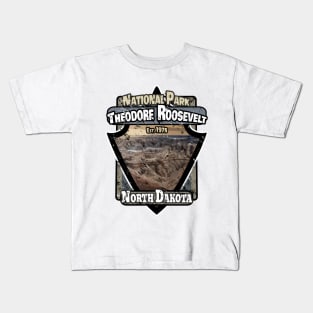 Theodore Roosevelt - National Park USA - North Dakota Kids T-Shirt